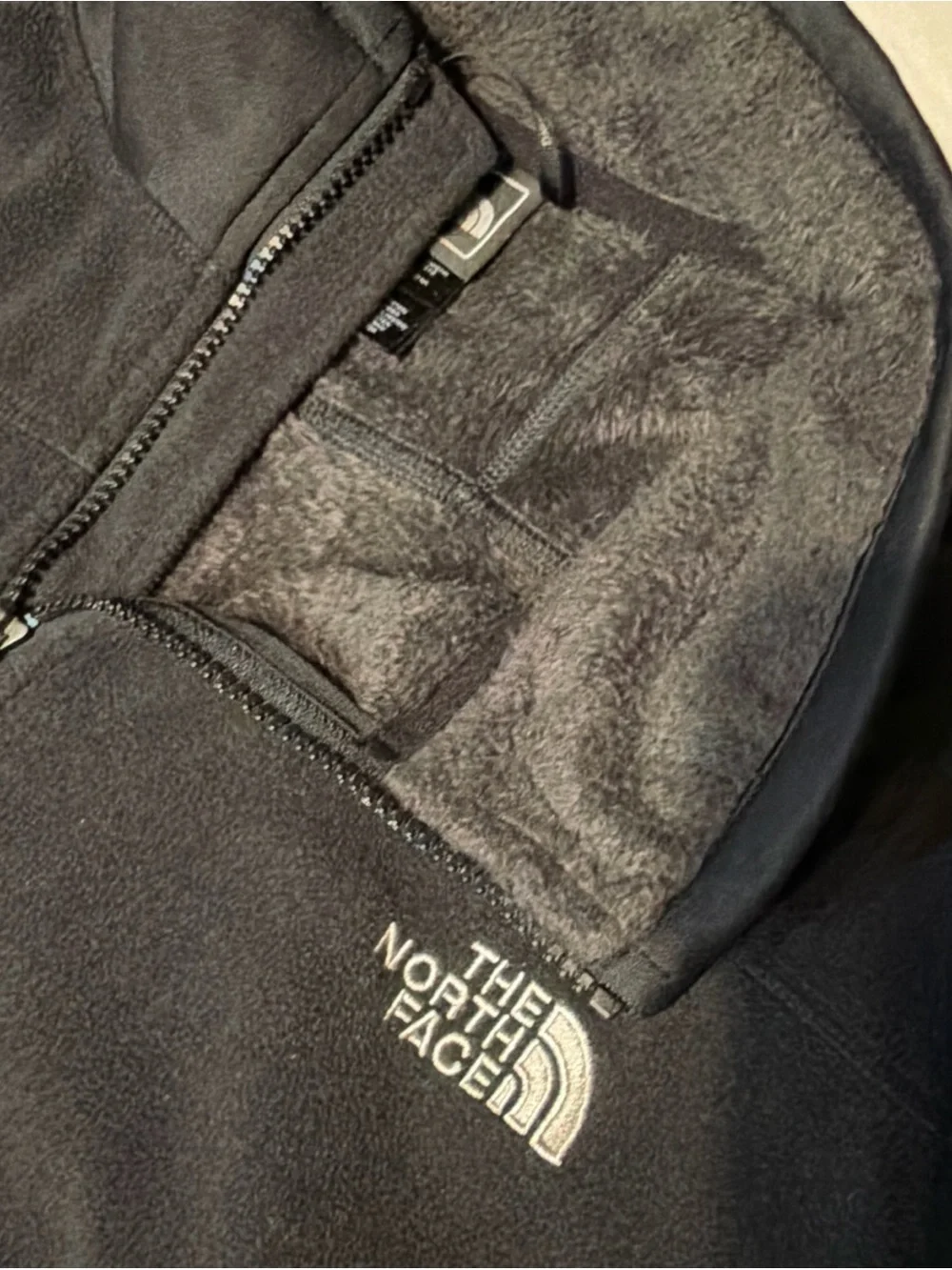 The North Face Black Zip-Up Fleece Jacket